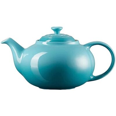 LE CREUSET klasyczny dzbanek do herbaty, okrągły, 1,3 litra, kamionka, karaibski LE CREUSET klasyczny dzbanek do herbaty, okrągły, 1,3 litra, kamionka, karaibski