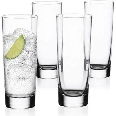 Spiegelau & Nachtmann Szklanki do long drinków, przezroczyste, 4 sztuki (1 opakowanie), 4 sztuki Spiegelau & Nachtmann Szklanki do long drinków, przezroczyste, 4 sztuki (1 opakowanie), 4 sztuki