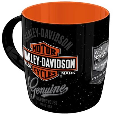 ART Retro kubek, 330 ml, Harley-Davidson – Service & Repair – Pomysł na prezent dla motocyklistów, Official License Product (OLP), kubek ceramiczny na kawę, Styl vintage ART Retro kubek, 330 ml, Harley-Davidson – Service & Repair – Pomysł na prezent dla motocyklistów, Official License Product (OLP), kubek ceramiczny na kawę, Styl vintage