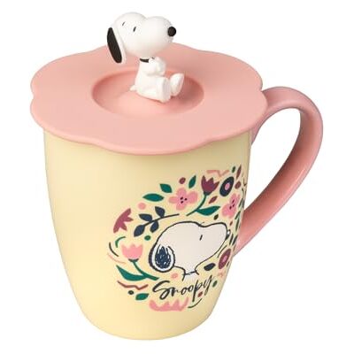 Grupo Erik Ceramic Mug With Lid Snoopy Gifts For Dog Lovers 12.3 oz 350 ml Coffee Mug Tea, Cool Mugs and Cups Dog Gifts For Women & Men Grupo Erik Ceramic Mug With Lid Snoopy Gifts For Dog Lovers 12.3 oz 350 ml Coffee Mug Tea, Cool Mugs and Cups Dog Gifts For Women & Men