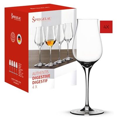 Spiegelau & Nachtmann Authentis, seria kieliszków do wina i karafki, szkło Digestifglas, zestaw 4 szt Spiegelau & Nachtmann Authentis, seria kieliszków do wina i karafki, szkło Digestifglas, zestaw 4 szt