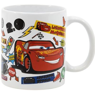 Stor 325 ml ceramiczny kubek sublimacyjny w pudełku Cars Stor 325 ml ceramiczny kubek sublimacyjny w pudełku Cars