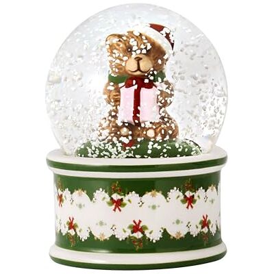 Villeroy & Boch Christmas Toys, kula śnieżna mała, niedźwiedź, 6,5 x 6,5 x 9 cm, porcelana/szkło, wielokolorowa 14-8327-6695 Villeroy & Boch Christmas Toys, kula śnieżna mała, niedźwiedź, 6,5 x 6,5 x 9 cm, porcelana/szkło, wielokolorowa 14-8327-6695