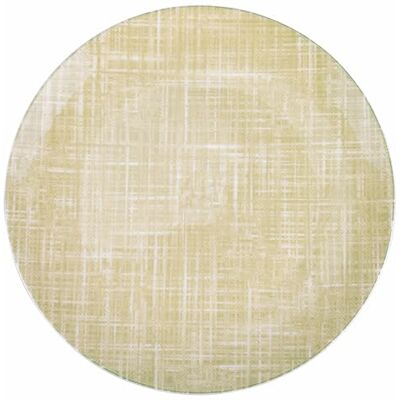 Tivoli Zestaw 6 porcelanowych talerzy obiadowych, kolor limonkowy, teksturowany Tivoli Zestaw 6 porcelanowych talerzy obiadowych, kolor limonkowy, teksturowany