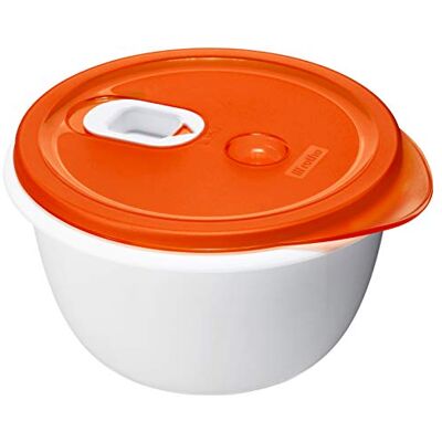 Rotho Micro Clever puszka do kuchenki mikrofalowej, 1,6 l, z pokrywką i zaworem, tworzywo sztuczne (PP), nie zawiera BPA, czerwona/biała, 1,6 l (19,0 x 19,0 x 10,5 cm) Rotho Micro Clever puszka do kuchenki mikrofalowej, 1,6 l, z pokrywką i zaworem, tworzywo sztuczne (PP), nie zawiera BPA, czerwona/biała, 1,6 l (19,0 x 19,0 x 10,5 cm)