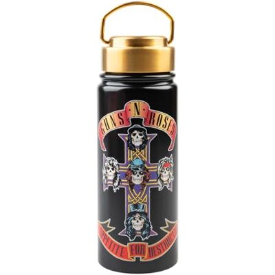 Grupo Erik Metal Water Bottle 550ml / 18.6oz Guns N' Roses Merch Hot and Cold Water Bottle Stainless Steel, Cute Travel Bottles Gym Guns And Roses Gifts Under 20 Pounds Grupo Erik Metal Water Bottle 550ml / 18.6oz Guns N' Roses Merch Hot and Cold Water Bottle Stainless Steel, Cute Travel Bottles Gym Guns And Roses Gifts Under 20 Pounds