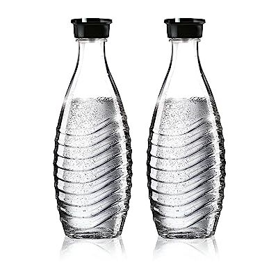 sodastream 1047200490 Karafka Szklana, Przezroczysty, 2 x 0,615 L sodastream 1047200490 Karafka Szklana, Przezroczysty, 2 x 0,615 L