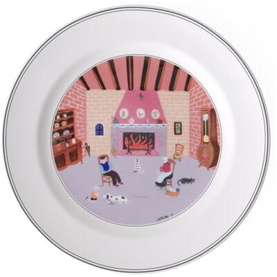 Villeroy & Boch Villeroy und Boch Design Naif talerz obiadowy kominek, porcelana premium Villeroy & Boch Villeroy und Boch Design Naif talerz obiadowy kominek, porcelana premium