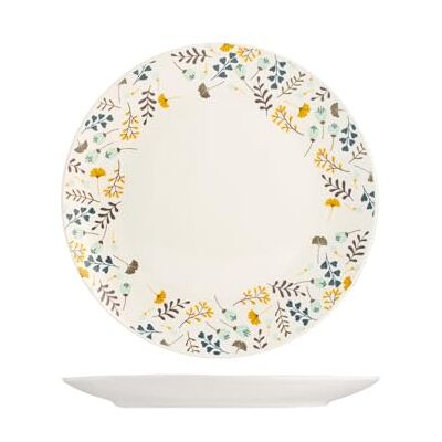 Home Zahra 6-częściowy zestaw talerzy obiadowych, porcelana, 24 cm Home Zahra 6-częściowy zestaw talerzy obiadowych, porcelana, 24 cm
