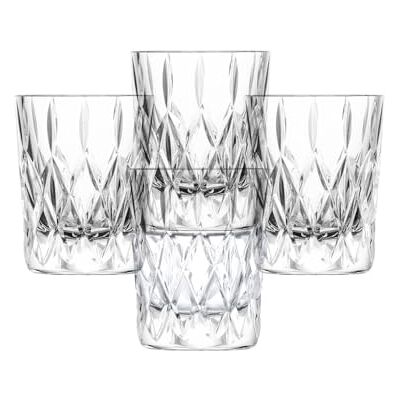 Schott Zwiesel Kieliszki do sznapsów w wieku (zestaw 4 sztuk), nowoczesne szklanki do shotów z wytłoczeniem, kryształowe szklanki, które można myć w zmywarce (art. nr 124298) Schott Zwiesel Kieliszki do sznapsów w wieku (zestaw 4 sztuk), nowoczesne szklanki do shotów z wytłoczeniem, kryształowe szklanki, które można myć w zmywarce (art. nr 124298)