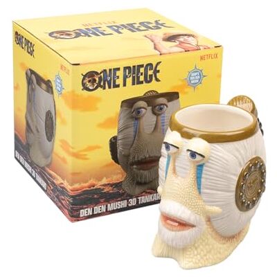 Grupo Erik 3D Tankard One Piece Manga 800 ml 28.2 oz Large Mug, Beer Mug, Cool Mugs Beer Gifts For Men & For Women, Den Den Mushi One Piece Gifts For Friends, Netflix Grupo Erik 3D Tankard One Piece Manga 800 ml 28.2 oz Large Mug, Beer Mug, Cool Mugs Beer Gifts For Men & For Women, Den Den Mushi One Piece Gifts For Friends, Netflix