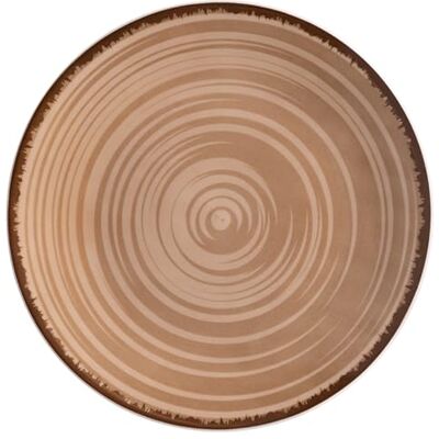 Tivoli Zestaw 6 porcelanowych talerzy na owoce, czekoladowy domek Tivoli Zestaw 6 porcelanowych talerzy na owoce, czekoladowy domek