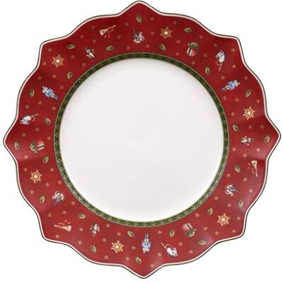 Villeroy & Boch Toy'S Delight Talerz Obiadowy, Czerwony, 29 cm Villeroy & Boch Toy'S Delight Talerz Obiadowy, Czerwony, 29 cm