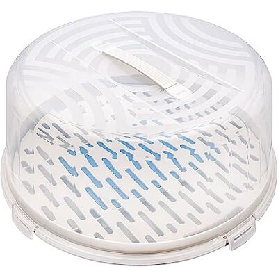 BranQ Home essential Pojemnik na Ciasto, Szary, 334 x 156 mm BranQ Home essential Pojemnik na Ciasto, Szary, 334 x 156 mm