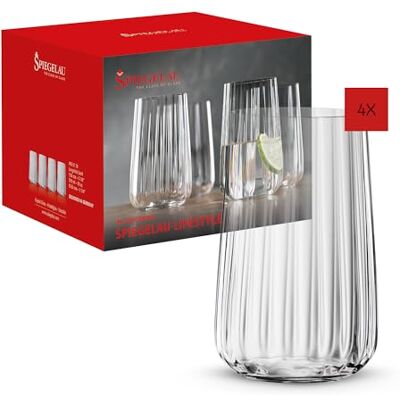 Spiegelau & Nachtmann, 4-częściowy zestaw do long drinków, szkło kryształowe, 510 ml, LifeStyle, 4450179 Spiegelau & Nachtmann, 4-częściowy zestaw do long drinków, szkło kryształowe, 510 ml, LifeStyle, 4450179