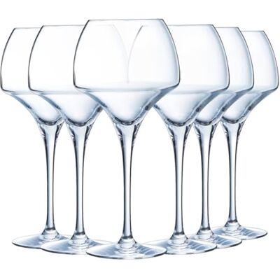 C & S CHEF & SOMMELIER Chef&Sommelier Kolekcja Open Up 6 kieliszków do wina 55 cl w krystalicznym Tannic Nowoczesny i elegancki Wyprodukowano we Francji Wzmocnione opakowanie C & S CHEF & SOMMELIER Chef&Sommelier Kolekcja Open Up 6 kieliszków do wina 55 cl w krystalicznym Tannic Nowoczesny i elegancki Wyprodukowano we Francji Wzmocnione opakowanie