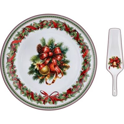 Tognana , Talerz na drzewo 25 x 21 cm Christmas Fairy Tale, porcelana, wielokolorowy Tognana , Talerz na drzewo 25 x 21 cm Christmas Fairy Tale, porcelana, wielokolorowy
