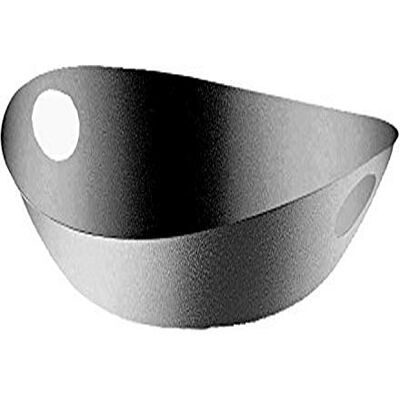 MEPRA 40 x 36 cm stalowa miska owalna z lodem z uchwytami Fretwored, srebrna MEPRA 40 x 36 cm stalowa miska owalna z lodem z uchwytami Fretwored, srebrna