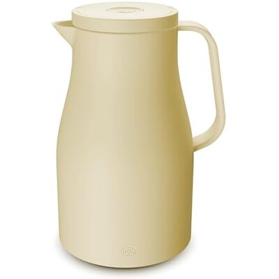 ALFI NEO 1,0 l, żółty, termos z higienicznym wkładem ze szkła hartowanego, 12 h gorąco, zamknięcie obrotowe z wygodnym przyciskiem, ergonomiczny uchwyt, idealny jako dzbanek do kawy, dzbanek do ALFI NEO 1,0 l, żółty, termos z higienicznym wkładem ze szkła hartowanego, 12 h gorąco, zamknięcie obrotowe z wygodnym przyciskiem, ergonomiczny uchwyt, idealny jako dzbanek do kawy, dzbanek do