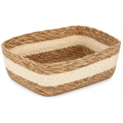 PARENCE . Kwadratowy kosz na czarnego 17 x 17 x 7 cm – Kosz do przechowywania włókien naturalnych – dekoracyjny kosz na chleb, owoce, łazienkę i dom PARENCE . Kwadratowy kosz na czarnego 17 x 17 x 7 cm – Kosz do przechowywania włókien naturalnych – dekoracyjny kosz na chleb, owoce, łazienkę i dom
