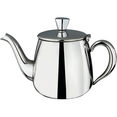 Café Olé Premium Czajniczek 370 ml, na 1 porcję, stal nierdzewna, klasyczny Czajniczek z lustrzanym wykończeniem, idealny dziobek do nalewania Café Olé Premium Czajniczek 370 ml, na 1 porcję, stal nierdzewna, klasyczny Czajniczek z lustrzanym wykończeniem, idealny dziobek do nalewania