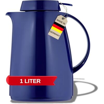 Helios Servitherm dzbanek izolacyjny z tworzywa sztucznego, ciemnoniebieski, 1 litr Helios Servitherm dzbanek izolacyjny z tworzywa sztucznego, ciemnoniebieski, 1 litr