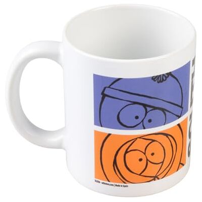 Grupo Erik Ceramic Mug South Park Merchandise 11.8 oz 350 ml Coffee Mug Tea, Cool Mugs and Cups South Park Gifts Under 10 Pounds, Gifts For Friends Grupo Erik Ceramic Mug South Park Merchandise 11.8 oz 350 ml Coffee Mug Tea, Cool Mugs and Cups South Park Gifts Under 10 Pounds, Gifts For Friends
