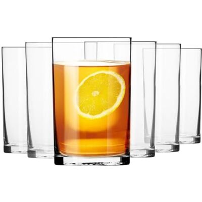 KROSNO – Szklanki do Herbaty, Kawy 270 ml – Zestaw 6 sztuk – Kolekcja Basic – Kryształ Bezołowiowy – Klasyczny, Prosty Design KROSNO – Szklanki do Herbaty, Kawy 270 ml – Zestaw 6 sztuk – Kolekcja Basic – Kryształ Bezołowiowy – Klasyczny, Prosty Design