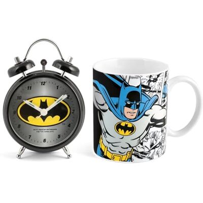 HOME DC Comics Batman Zestaw Kubek + Budzik - Alarm Clock Set HOME DC Comics Batman Zestaw Kubek + Budzik - Alarm Clock Set