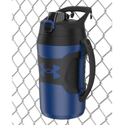 Under Armour Izolowana butelka na wodę, 1,82 g, izolowana butelka na wodę z uchwytem, sportowy dzbanek na wodę, hak ogrodzeniowy, szczelna, do baseballu, piłki nożnej i nie tylko Under Armour Izolowana butelka na wodę, 1,82 g, izolowana butelka na wodę z uchwytem, sportowy dzbanek na wodę, hak ogrodzeniowy, szczelna, do baseballu, piłki nożnej i nie tylko