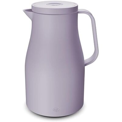 ALFI NEO 1,0 l, fioletowy, termos z higienicznym wkładem ze szkła hartowanego, 12 h gorąco, zamknięcie obrotowe z wygodnym przyciskiem, ergonomiczny uchwyt, idealny jako dzbanek do kawy, dzbanek do ALFI NEO 1,0 l, fioletowy, termos z higienicznym wkładem ze szkła hartowanego, 12 h gorąco, zamknięcie obrotowe z wygodnym przyciskiem, ergonomiczny uchwyt, idealny jako dzbanek do kawy, dzbanek do