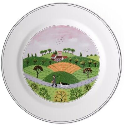 Villeroy & Boch Villeroy und Boch Design Naif talerz obiadowy myśliwy, porcelana premium Villeroy & Boch Villeroy und Boch Design Naif talerz obiadowy myśliwy, porcelana premium
