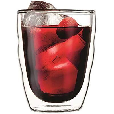 Bodum 10485-10 PILATUS 2-częściowy zestaw szklanek (podwójne ścianki, izolowane, nadają się do mycia w zmywarce, 0,35 litra), przezroczyste Bodum 10485-10 PILATUS 2-częściowy zestaw szklanek (podwójne ścianki, izolowane, nadają się do mycia w zmywarce, 0,35 litra), przezroczyste