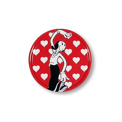 Excelsa Olivia talerz do pizzy, porcelana, czerwony Excelsa Olivia talerz do pizzy, porcelana, czerwony