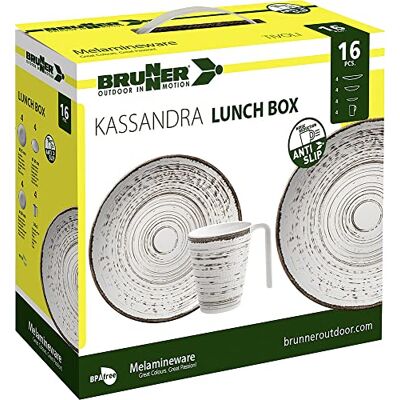 Brunner Kassandra - 16-elementowa zestaw naczyń antypoślizgowych Brunner Kassandra - 16-elementowa zestaw naczyń antypoślizgowych