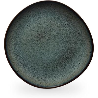 Villeroy & Boch Talerz śniadaniowy Lave gris, 23,5 cm, stylowy kamionkowy talerz obiadowy na brunche, można myć w zmywarce Villeroy & Boch Talerz śniadaniowy Lave gris, 23,5 cm, stylowy kamionkowy talerz obiadowy na brunche, można myć w zmywarce