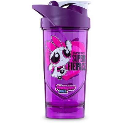 Shieldmixer Hero Pro Classic Shaker for Whey Protein Shakes and Pre Workout, BPA Free, 700 ml, Powerpuff Girls Shieldmixer Hero Pro Classic Shaker for Whey Protein Shakes and Pre Workout, BPA Free, 700 ml, Powerpuff Girls