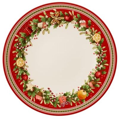 Villeroy & Boch Winter Bakery Delight Talerz, Porcelana, Wielokolorowy, 27 cm Villeroy & Boch Winter Bakery Delight Talerz, Porcelana, Wielokolorowy, 27 cm