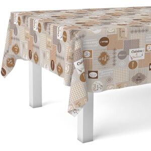 Martina Home Obrus ceratowy brązowy 260 x 140 cm Martina Home Obrus ceratowy brązowy 260 x 140 cm