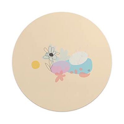 Questo Casa , Okrągły Drukowane Cyfrowo Podkładka Pod Mysz, Antypoślizgowa Podstawa, Średnica: 22 Cm Questo Casa , Okrągły Drukowane Cyfrowo Podkładka Pod Mysz, Antypoślizgowa Podstawa, Średnica: 22 Cm