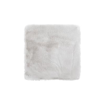 -LUXOR- living Poduszka do siedzenia Coste puszyste miękkie sztuczne futro, prostokątna poduszka na krzesło, nowoczesna dekoracja do salonu, 40 x 40 cm, szara -LUXOR- living Poduszka do siedzenia Coste puszyste miękkie sztuczne futro, prostokątna poduszka na krzesło, nowoczesna dekoracja do salonu, 40 x 40 cm, szara