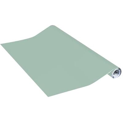 Venilia Vénilia folia samoprzylepna Unimat szałwiowa zieleń, 67,5 cm x 2 m samoprzylepna folia do mebli, folia dekoracyjna, tapeta, folia kuchenna PCW bez ftalanów wyprodukowano w UE Venilia Vénilia folia samoprzylepna Unimat szałwiowa zieleń, 67,5 cm x 2 m samoprzylepna folia do mebli, folia dekoracyjna, tapeta, folia kuchenna PCW bez ftalanów wyprodukowano w UE