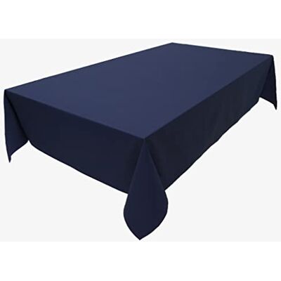 Lemos Home Wysokiej jakości obrus na stół, w 100% z bawełny, kolekcja koncepcja, kolor i rozmiar do wyboru (obrus – 120 x 200 cm, granatowy) Lemos Home Wysokiej jakości obrus na stół, w 100% z bawełny, kolekcja koncepcja, kolor i rozmiar do wyboru (obrus – 120 x 200 cm, granatowy)