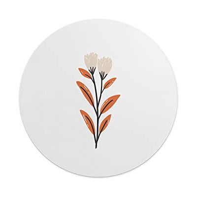 Questo Casa , Okrągły Drukowane Cyfrowo Podkładka Pod Mysz, Antypoślizgowa Podstawa, Średnica: 22 Cm Questo Casa , Okrągły Drukowane Cyfrowo Podkładka Pod Mysz, Antypoślizgowa Podstawa, Średnica: 22 Cm