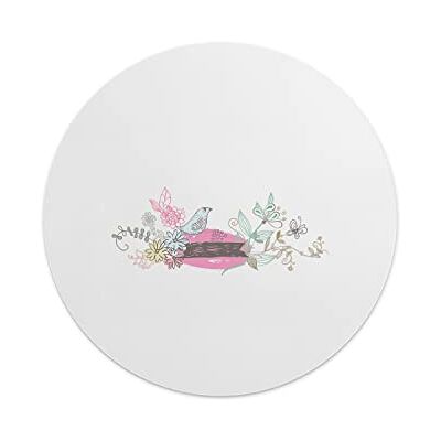 Questo Casa , Okrągły Drukowane Cyfrowo Podkładka Pod Mysz, Antypoślizgowa Podstawa, Średnica: 22 Cm Questo Casa , Okrągły Drukowane Cyfrowo Podkładka Pod Mysz, Antypoślizgowa Podstawa, Średnica: 22 Cm