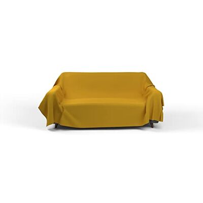 Italian Bed Linen Ręcznik na wszystko MAX COLOR jednolity kolor, musztarda, 270x300cm Italian Bed Linen Ręcznik na wszystko MAX COLOR jednolity kolor, musztarda, 270x300cm
