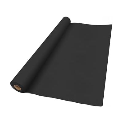 VelaHub Airlaid obrus w rolce 1,2 m x 24 m, wysokiej jakości koc jednorazowy, podobny do materiału, czarny VelaHub Airlaid obrus w rolce 1,2 m x 24 m, wysokiej jakości koc jednorazowy, podobny do materiału, czarny