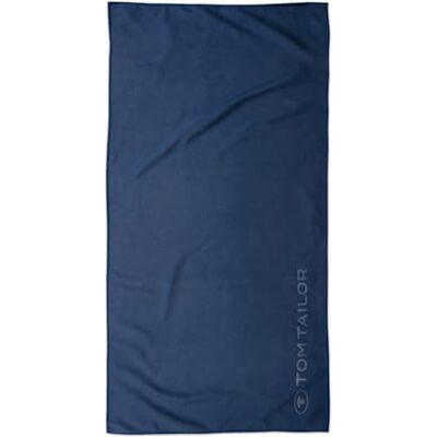 TOM TAILOR Ręcznik fitness, 50 x 100 cm, 80% poliester, 20% poliamid/mikrofibra, z delikatnym szwem obszytym i wytłoczonym logo, SPORTS TOWEL niebieski (Dark Navy) TOM TAILOR Ręcznik fitness, 50 x 100 cm, 80% poliester, 20% poliamid/mikrofibra, z delikatnym szwem obszytym i wytłoczonym logo, SPORTS TOWEL niebieski (Dark Navy)