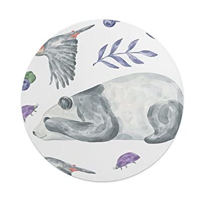 Questo Casa , Okrągły Drukowane Cyfrowo Podkładka Pod Mysz, Antypoślizgowa Podstawa, Średnica: 22 Cm Questo Casa , Okrągły Drukowane Cyfrowo Podkładka Pod Mysz, Antypoślizgowa Podstawa, Średnica: 22 Cm
