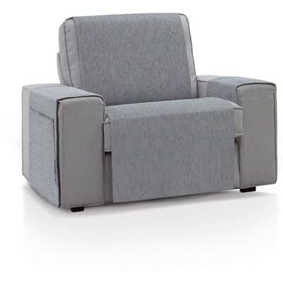 ECOMMERC3 Pokrowiec na sofę 1-osobową 55 x 220 cm jasnoszary miękki w dotyku pokrowiec na sofę 100% wyprodukowano w Hiszpanii ECOMMERC3 Pokrowiec na sofę 1-osobową 55 x 220 cm jasnoszary miękki w dotyku pokrowiec na sofę 100% wyprodukowano w Hiszpanii